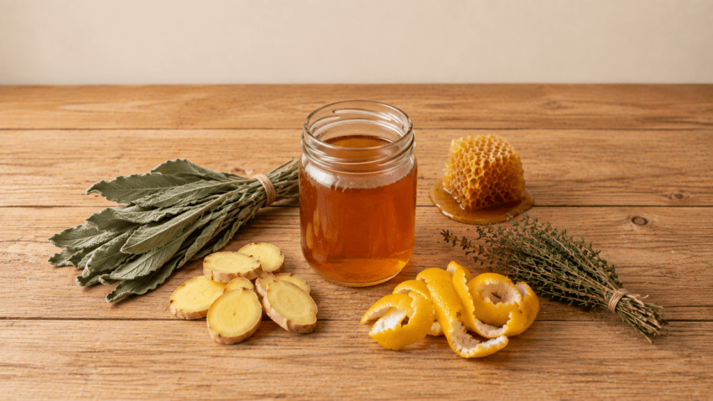 Mullein Honey Syrup for&nbsp;Congestion