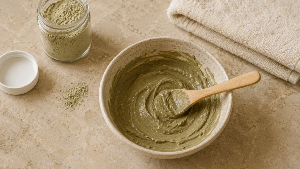 Bentonite Clay Mask for Acne Scars