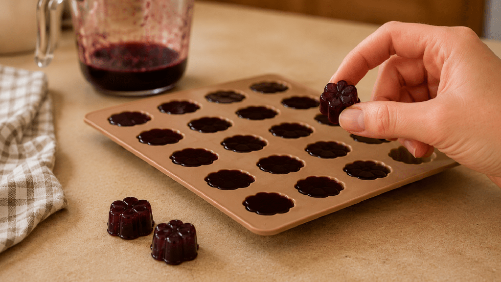 Homemade Elderberry Gummies