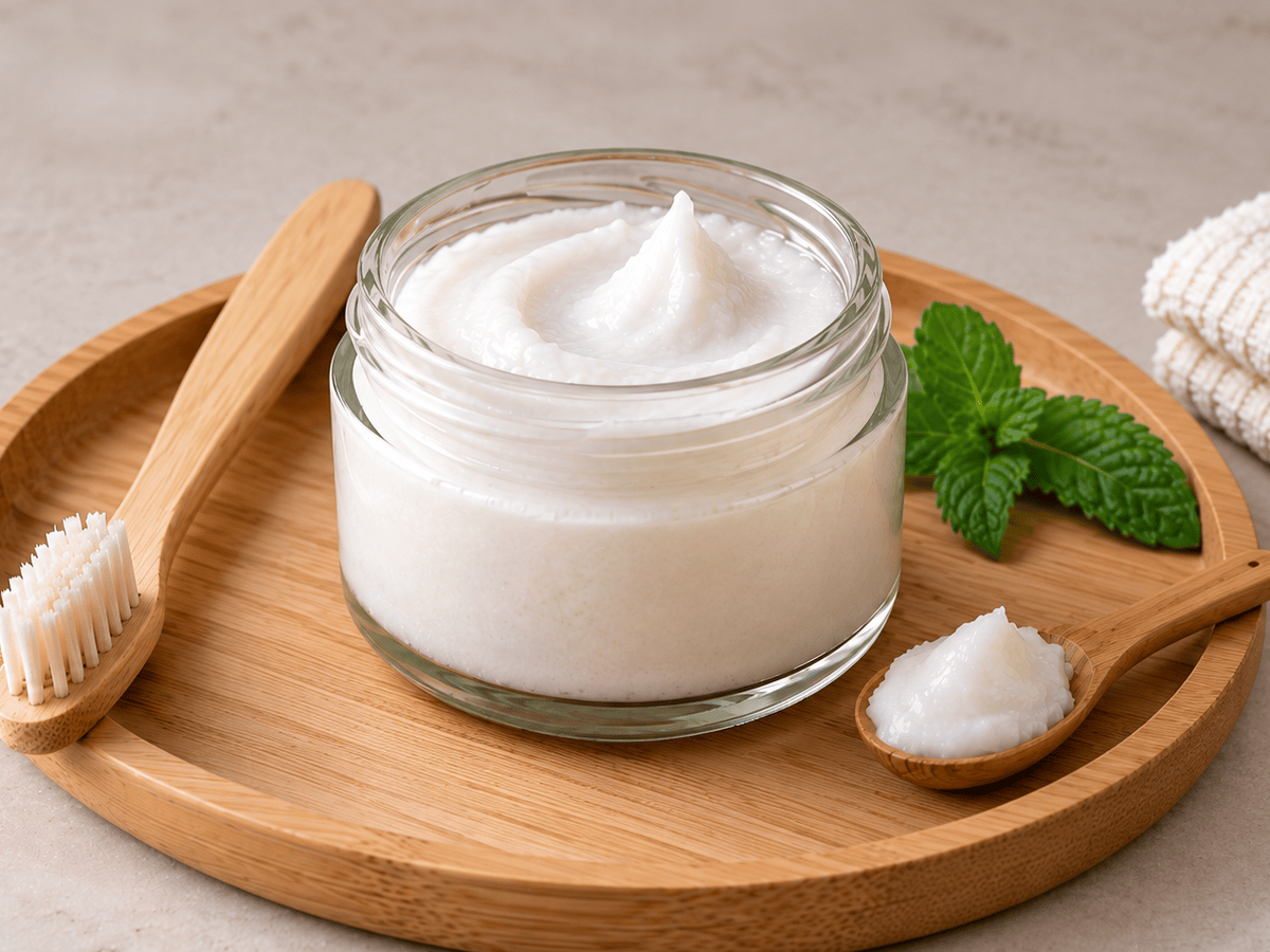 3 Ingredient Homemade&nbsp;Toothpaste